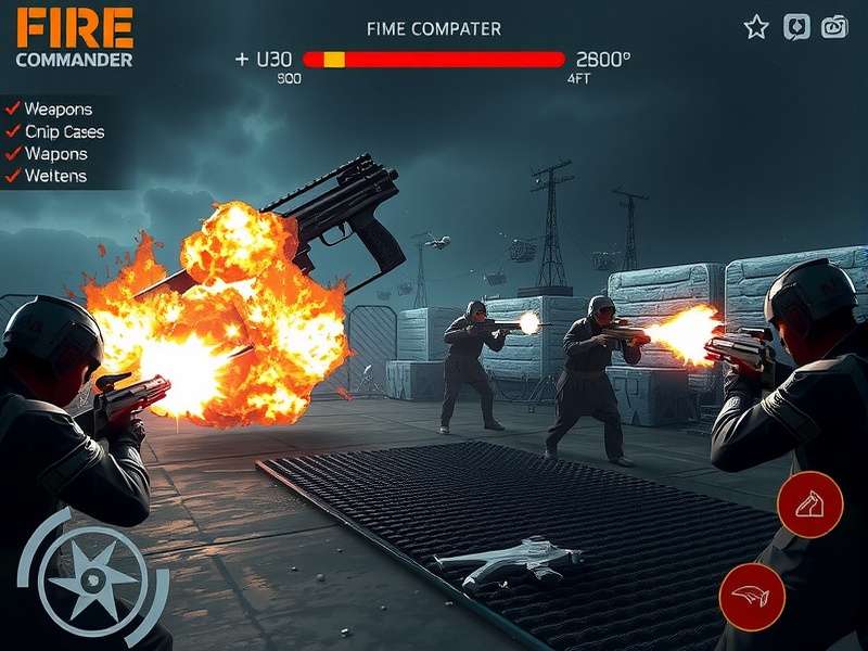 Fire Elite Commander weapon customization interface